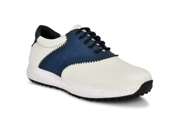 HITCARO Men's Leather Lace-up Professional Golf Shoes