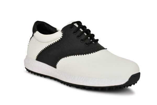 HITCARO Men's Leather Lace-up Professional Golf Shoes
