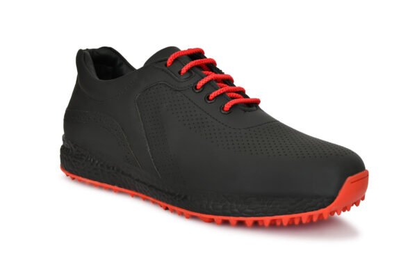 HITCARO Men's Leather Lace-up Professional Golf Shoes