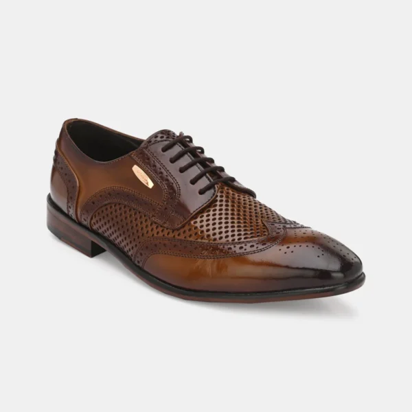 Egroose Premium Genuine Leather Lace Up Formal Shoes for Men