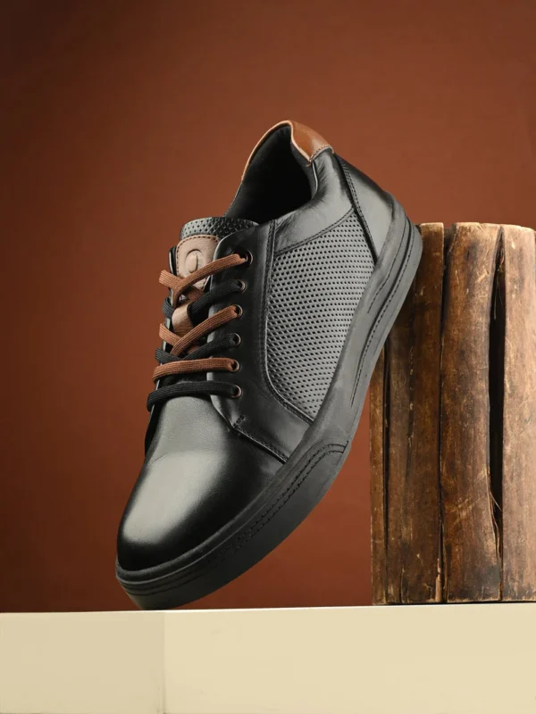 Egroose Men's Genuine Leather Formal Shoes Classic Lace-Up Dress Shoes for Office