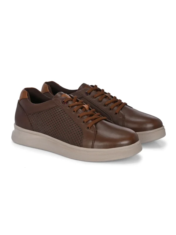 Egroose Men's Genuine Leather Formal Shoes Classic Lace-Up Dress Shoes for Office