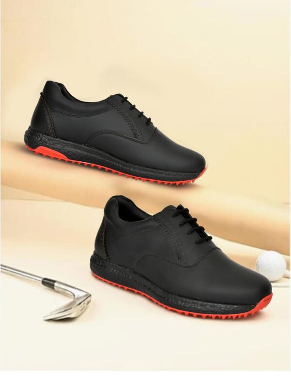 HITCARO® Golf Shoe | Light Weight | Waterproof | Black | Golf Shoe With Type LACE UP