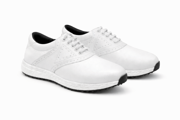 HITCARO® Golf Shoe | Light Weight | Waterproof | Full White | Golf Shoe With Type LACE UP